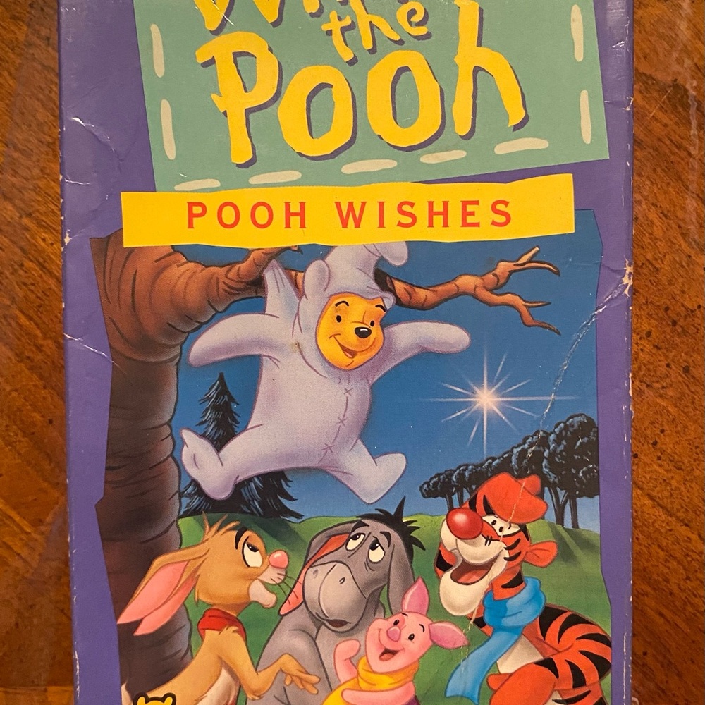 Winnie the Pooh Friendship Pooh Wishes 1997 VHS Disney